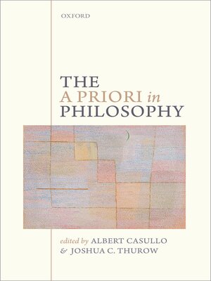 cover image of The a Priori in Philosophy
